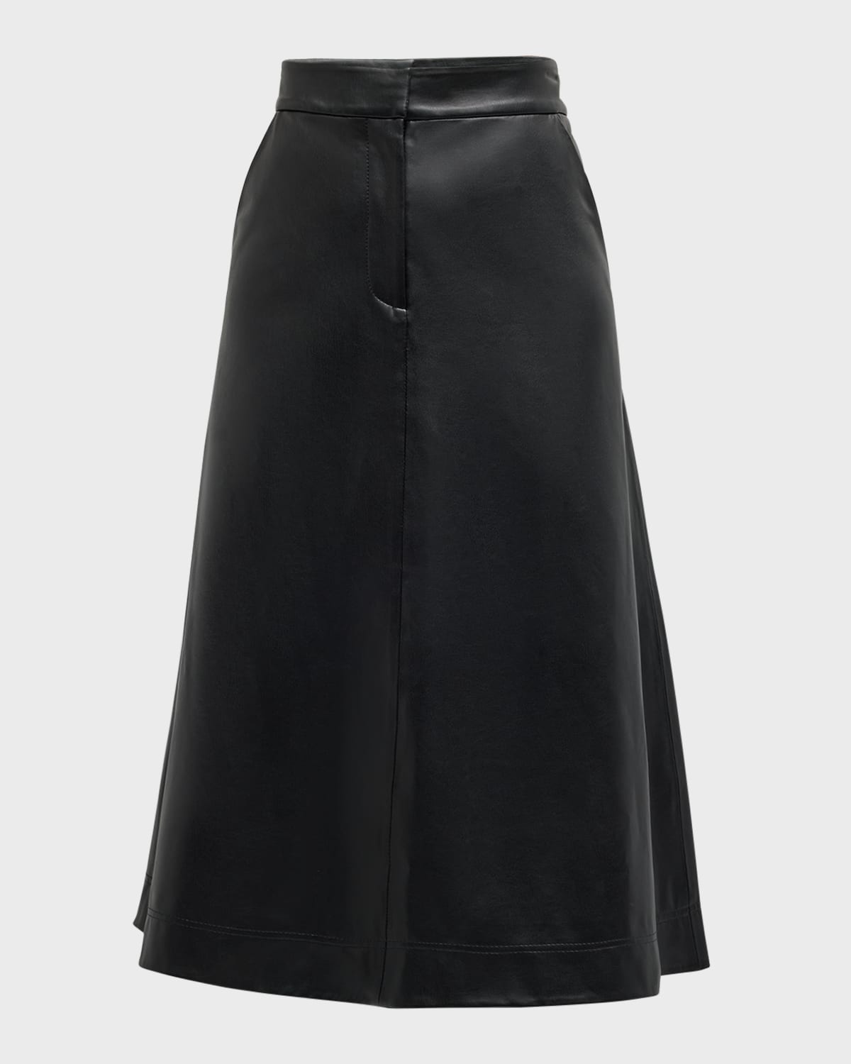 Louise Vegan Leather Skirt - 1