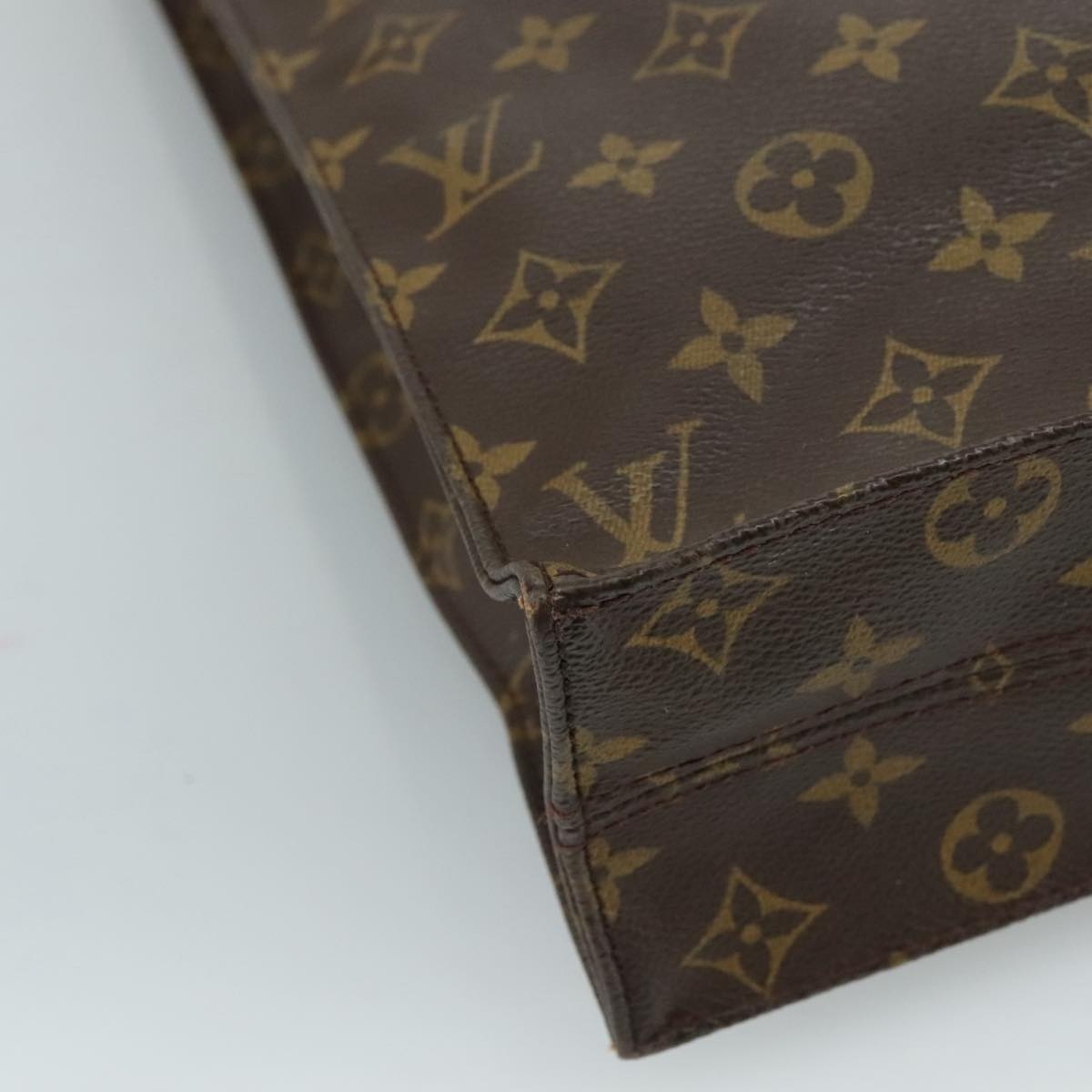 LOUIS VUITTON Monogram Sac Plat Hand Bag M51140 - 14