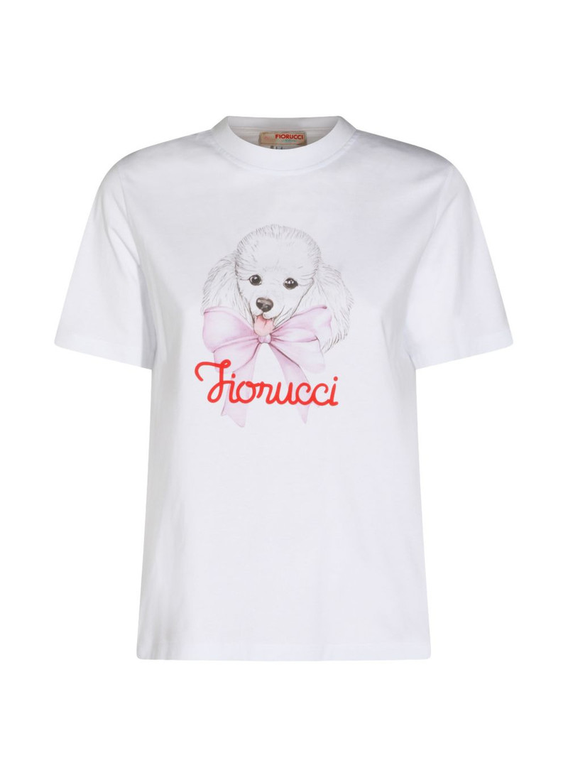 poodle-print T-shirt 1