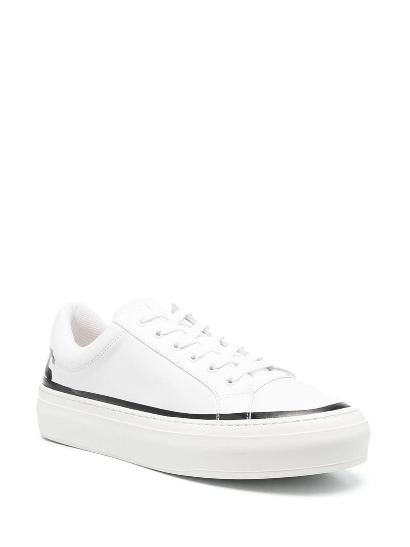 GCDS logo-print low-top sneakers outlook