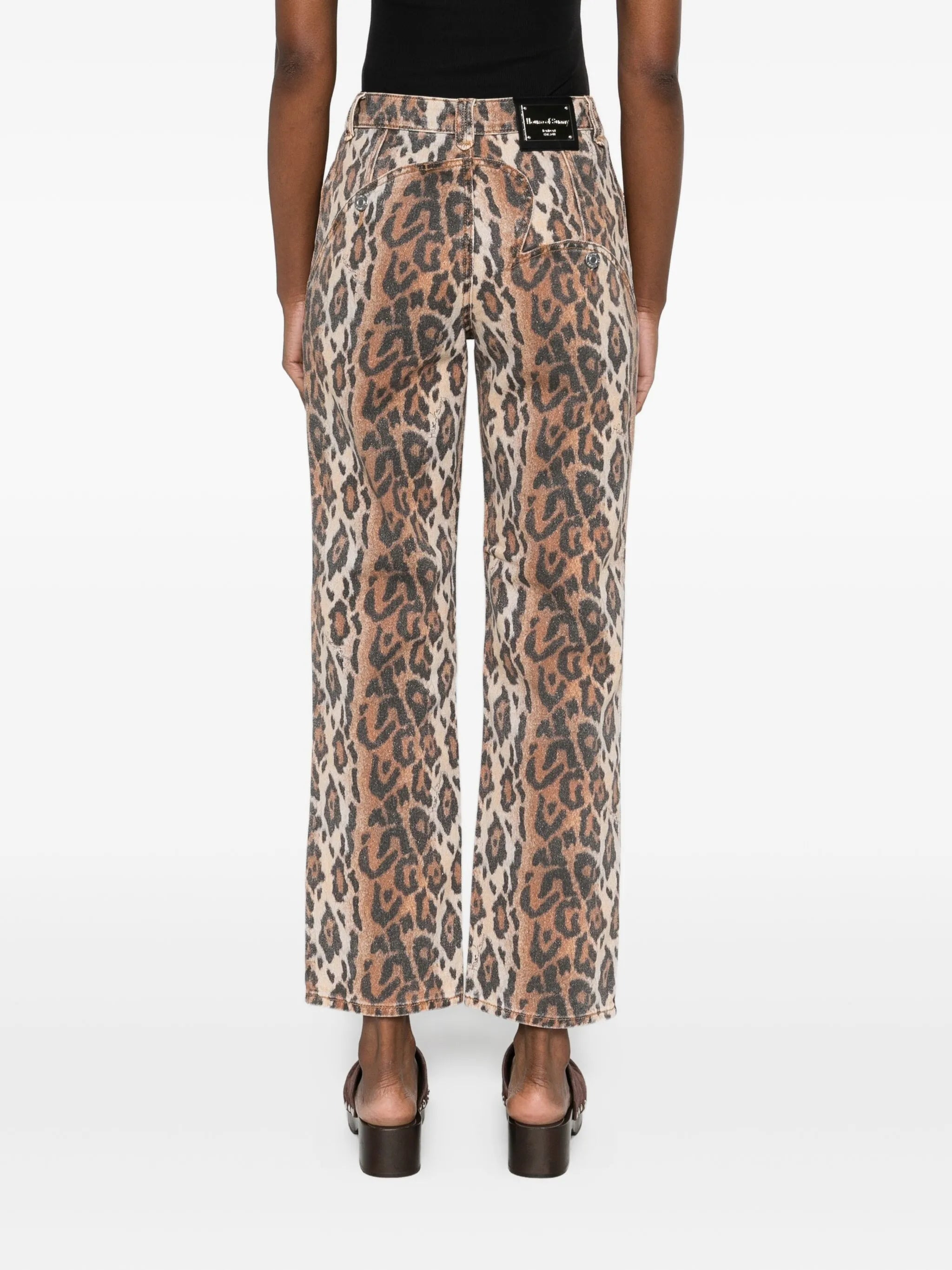 House Of Sunny Animal-print Jeans - 2
