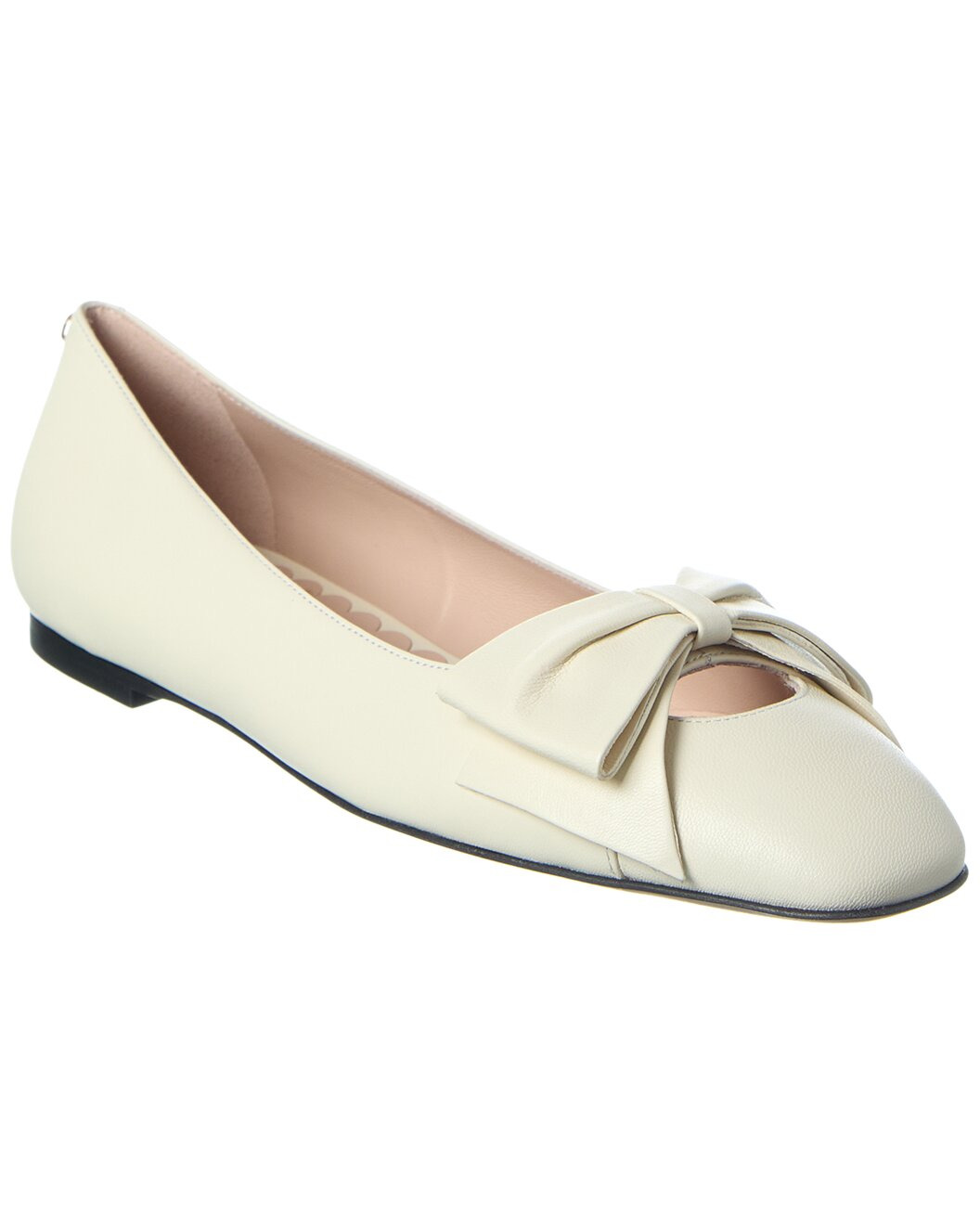 Valentino Bowow Leather Ballet Flat - 1