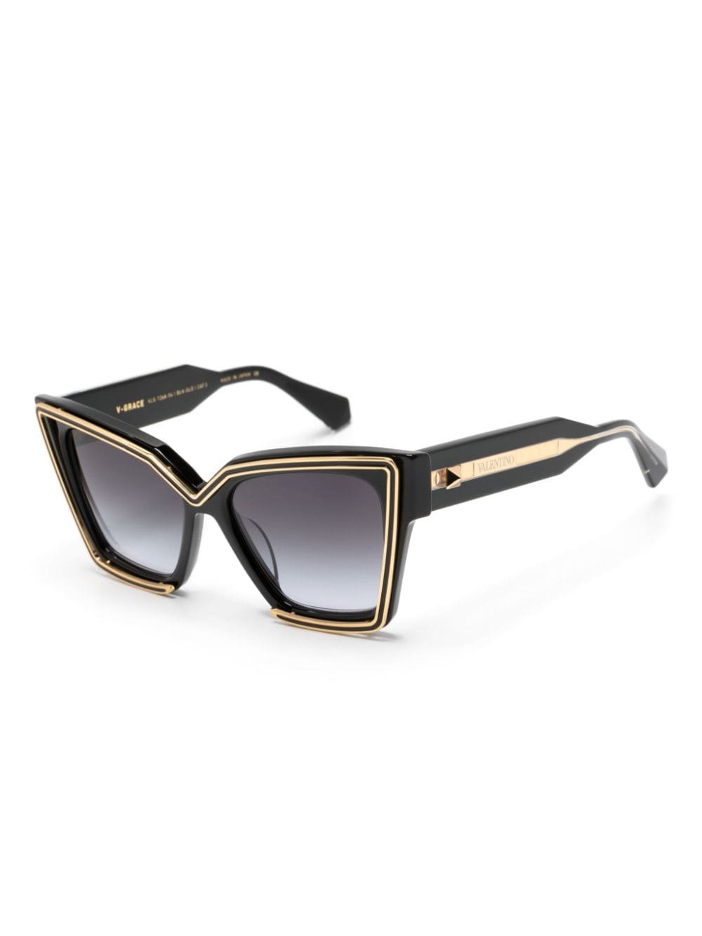 Rockstud-detailing cat-eye frame sunglasses - 2