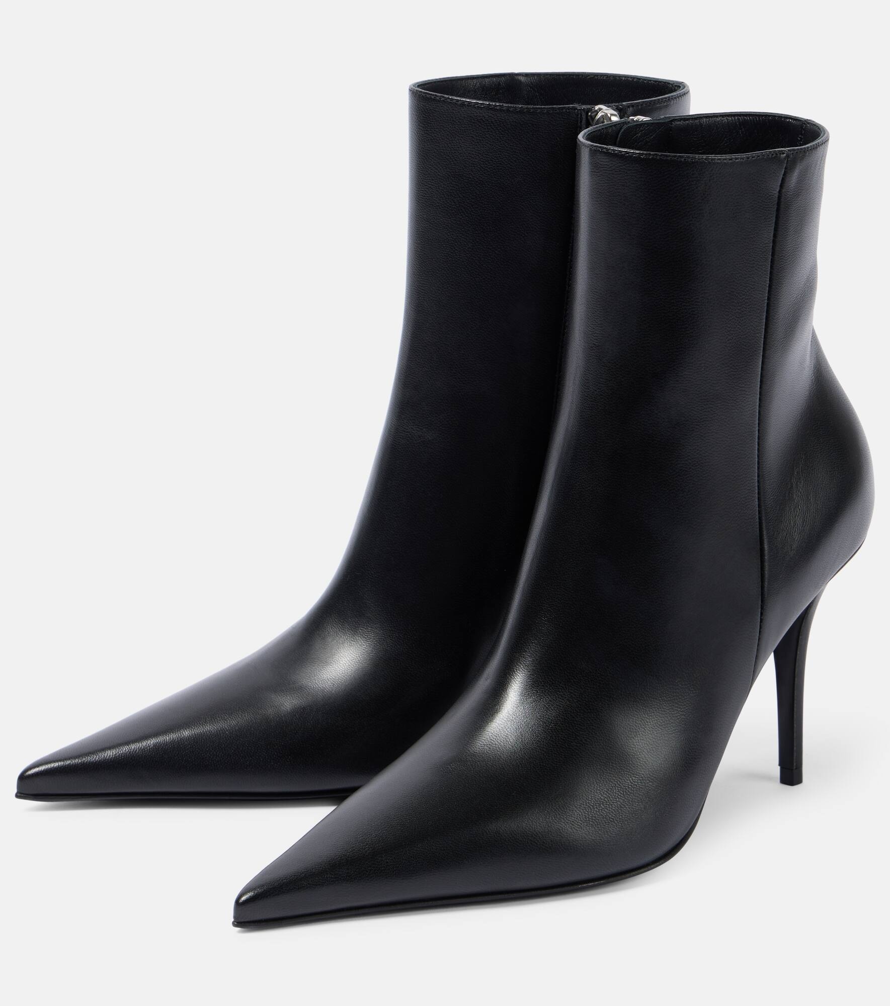 Barbara 90 leather boots - 4