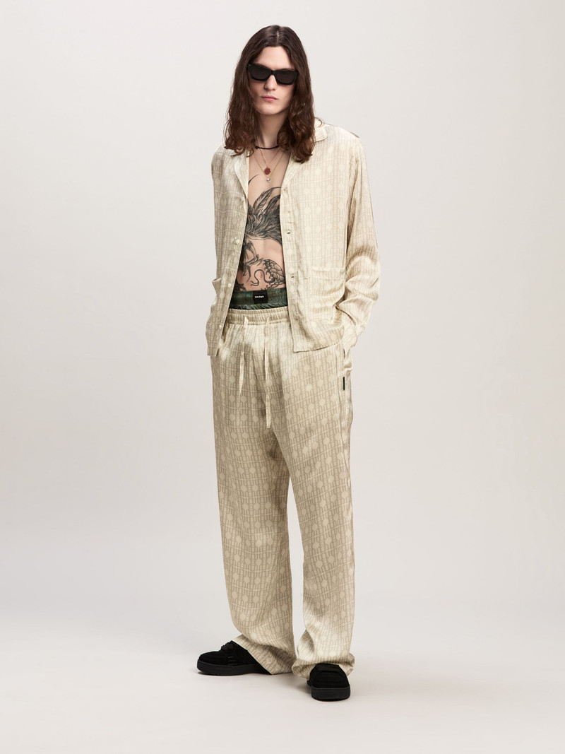 Palm Angels Monogram Allover Pants outlook