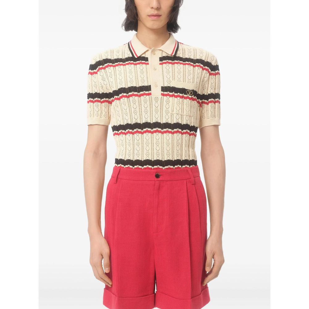 Valentino Neutrals Polo Shirts Men - 3
