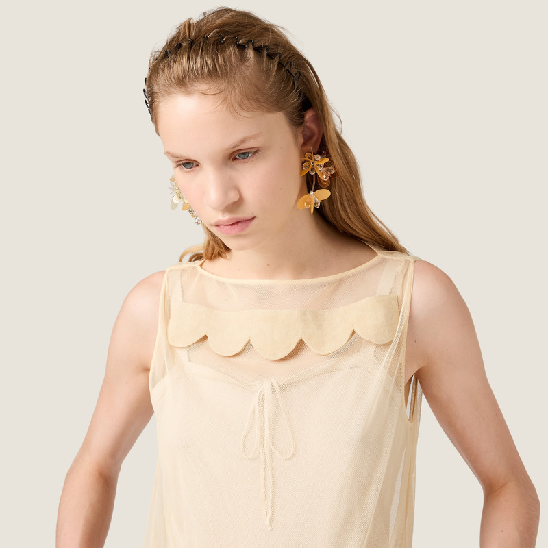 Embellished tulle top 6