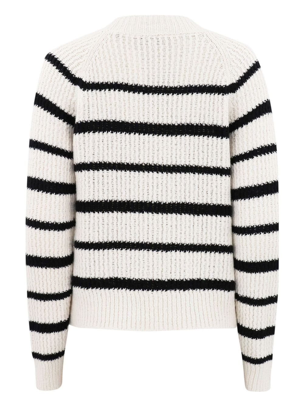 striped ribbed-knit jumper - 4