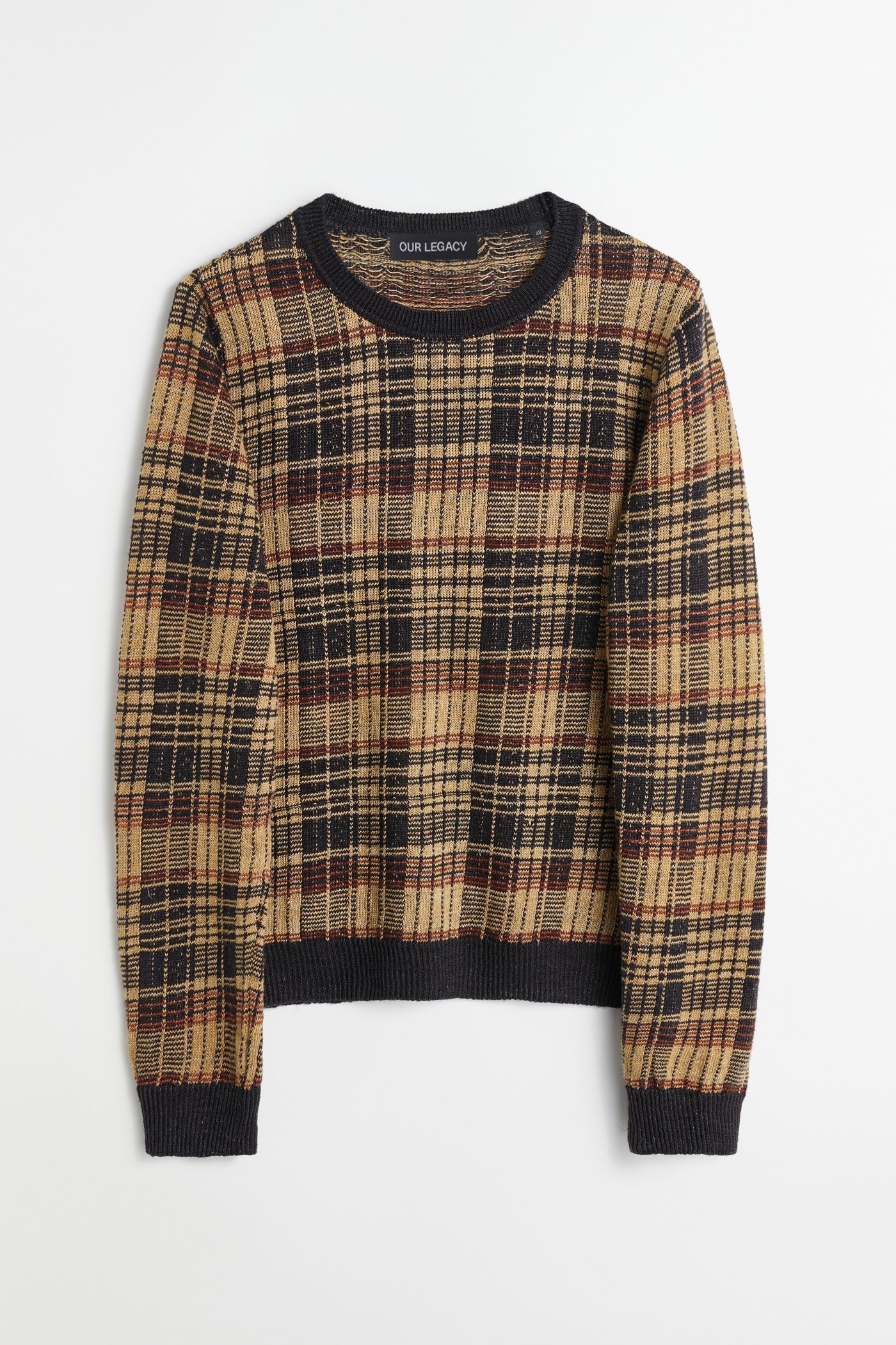 Formal Roundneck Gold Geezer Check - 1