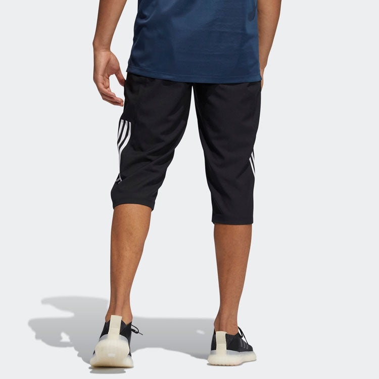 adidas Aero3s Capri Pb Training Sports Cropped Pants Black GM0329 - 3