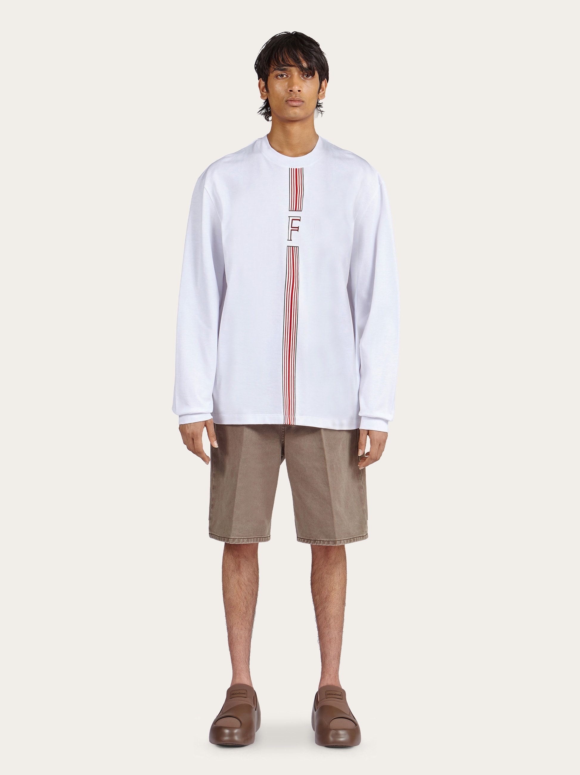 Long sleeved t-shirt with College Stripe graphic - 5