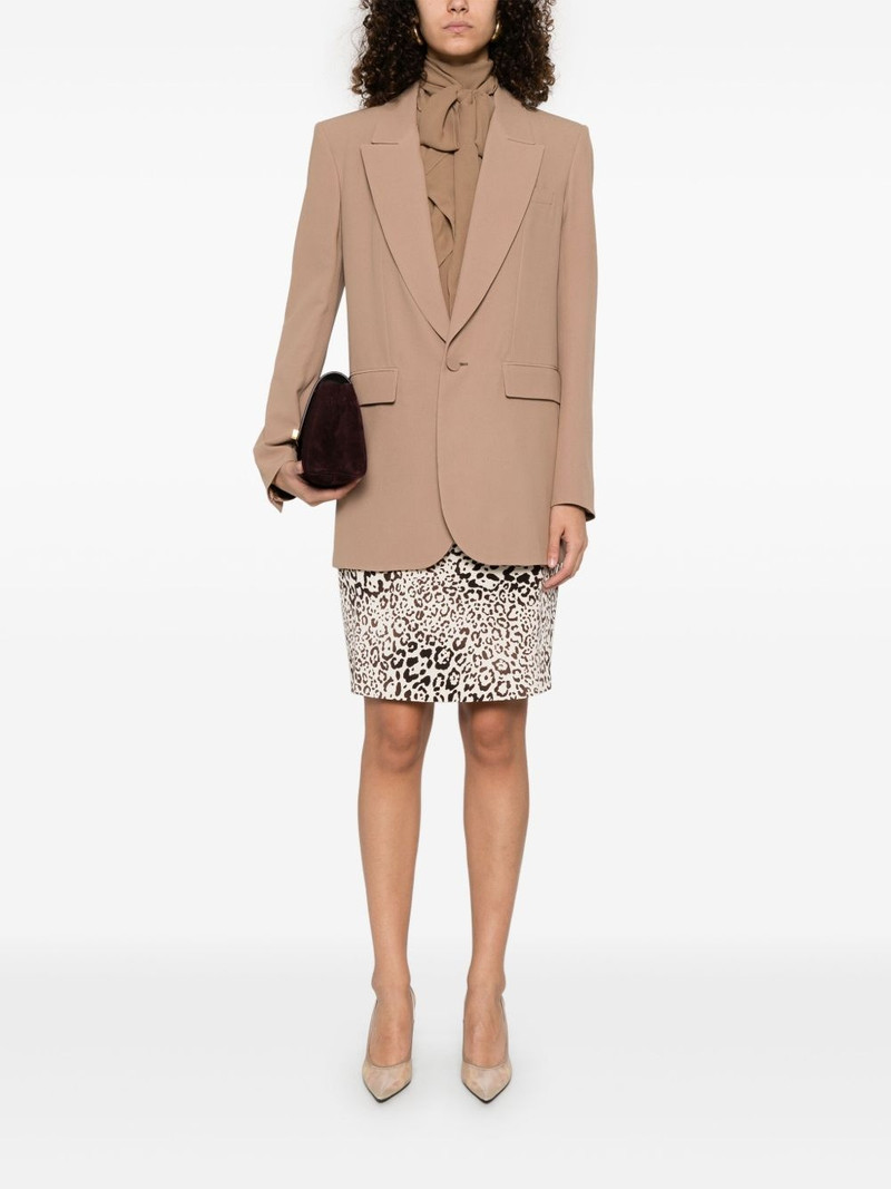 SAINT LAURENT silk blazer outlook