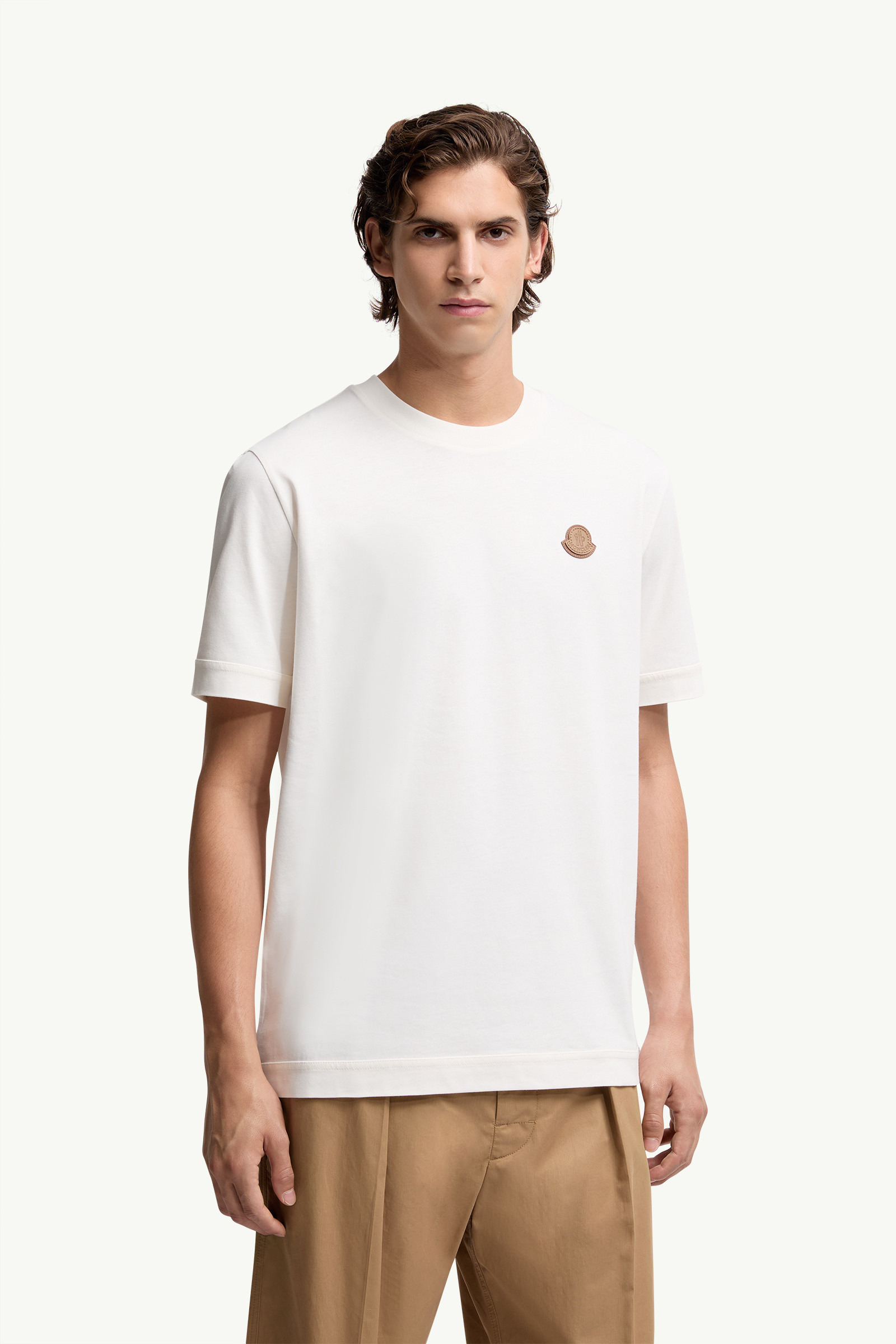 Logo Patch Cotton T-Shirt - 3
