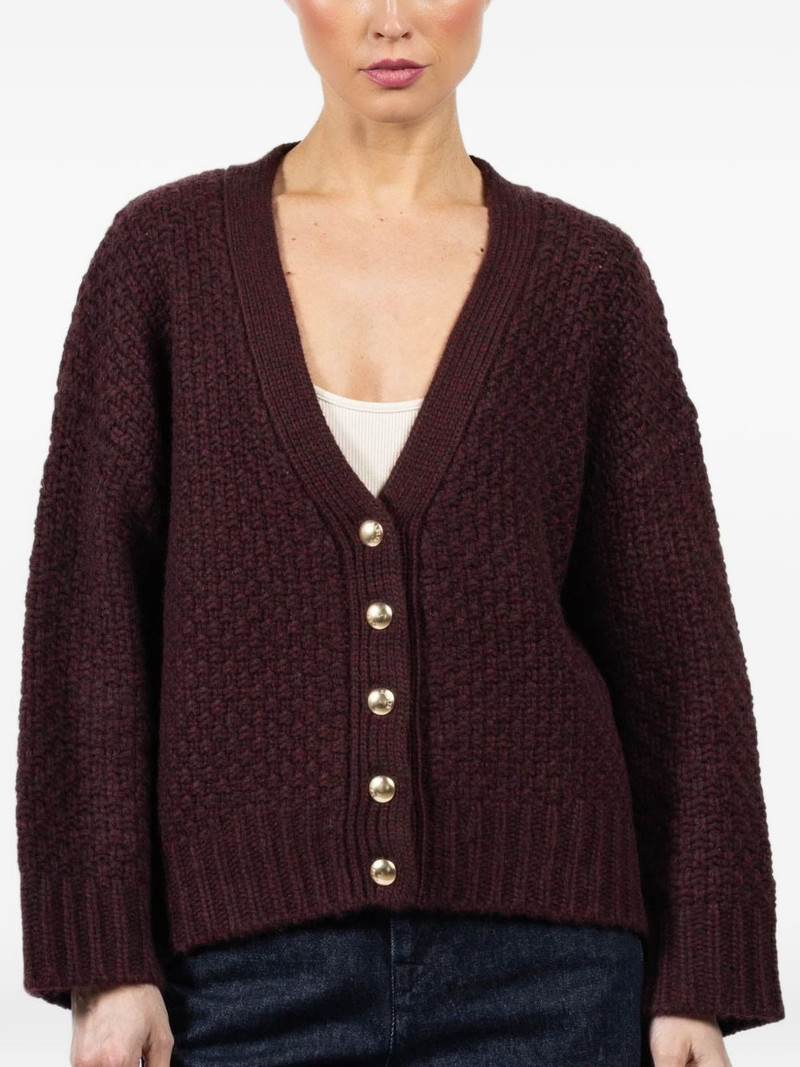 Tisch C buttoned V-neck cardigan 1