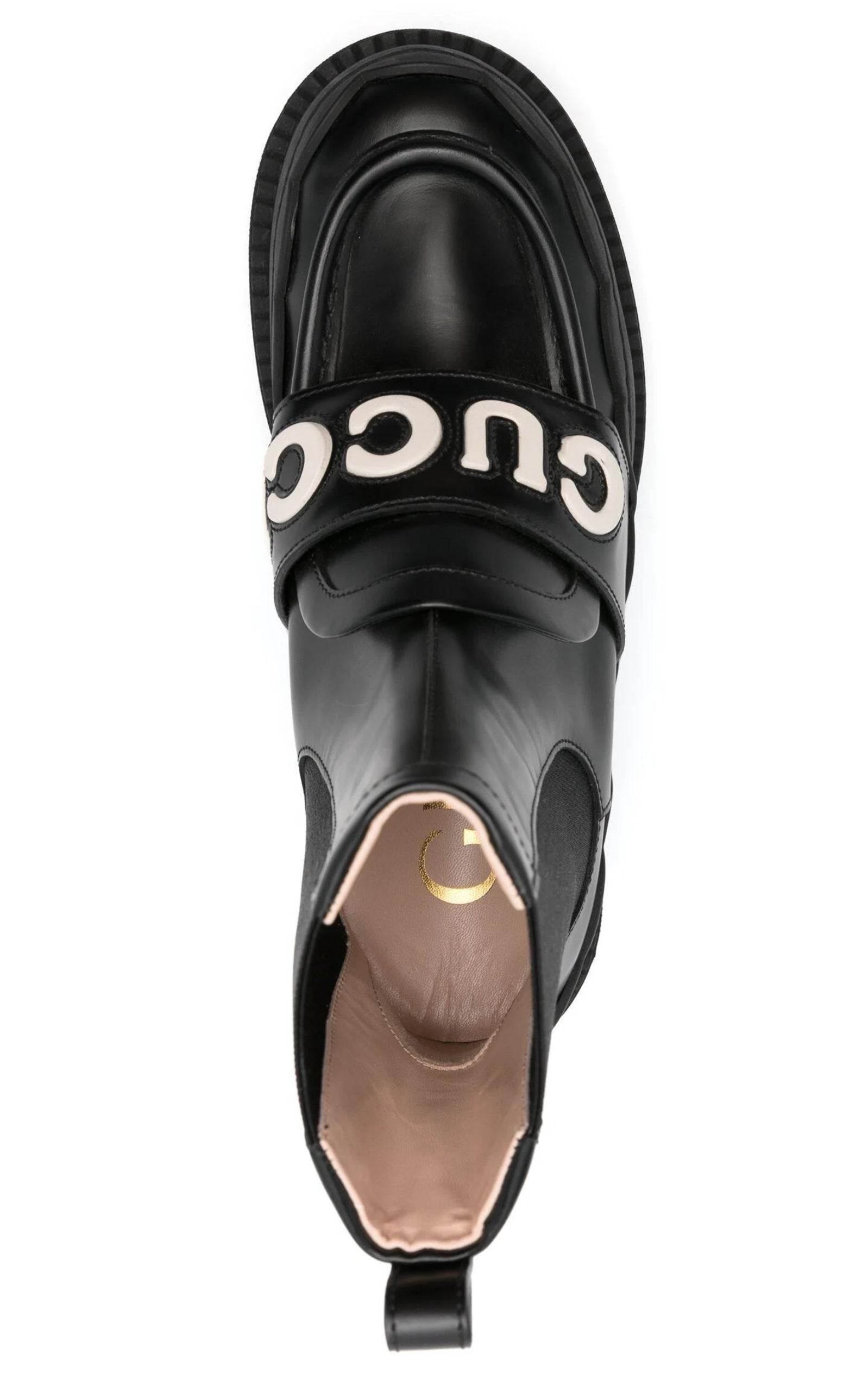 Ornella Logo-Appliqué Leather Ankle Boots - 4