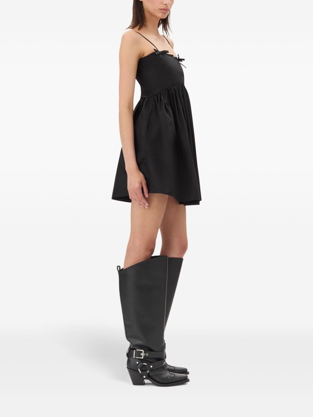 poplin mini dress - 3