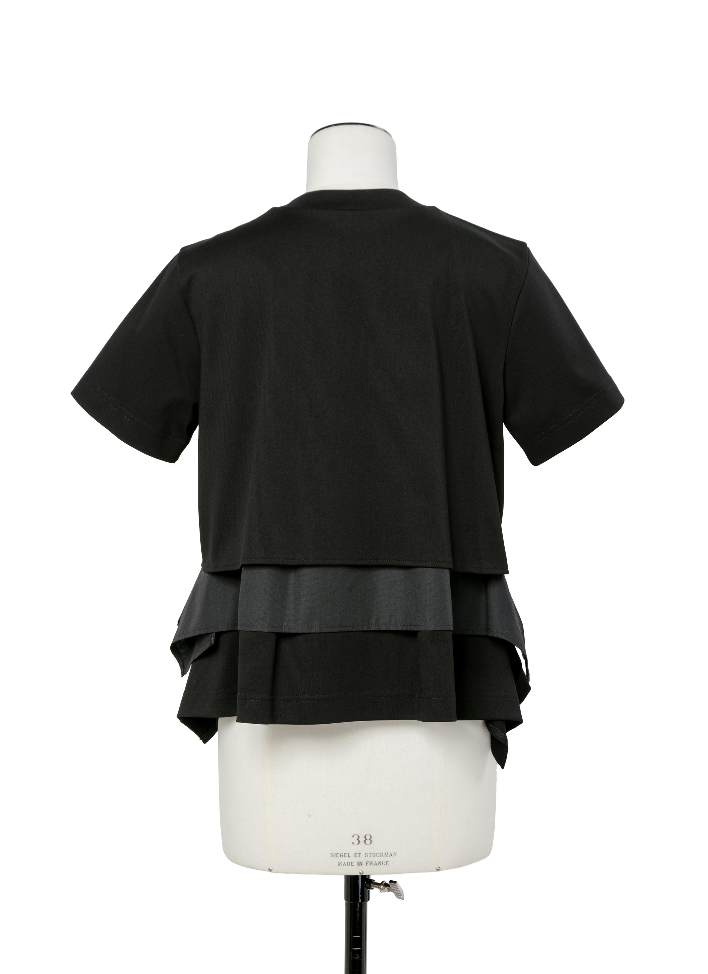 Poplin x Cotton Jersey T-Shirt - 3