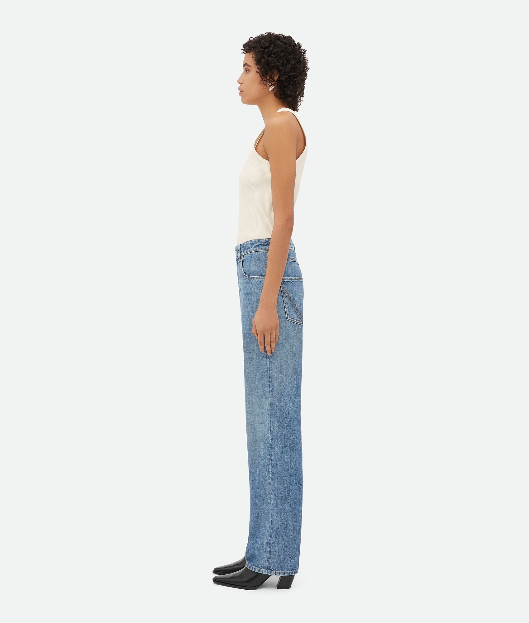 Vintage Indigo Washed Boyfriend Denim - 2