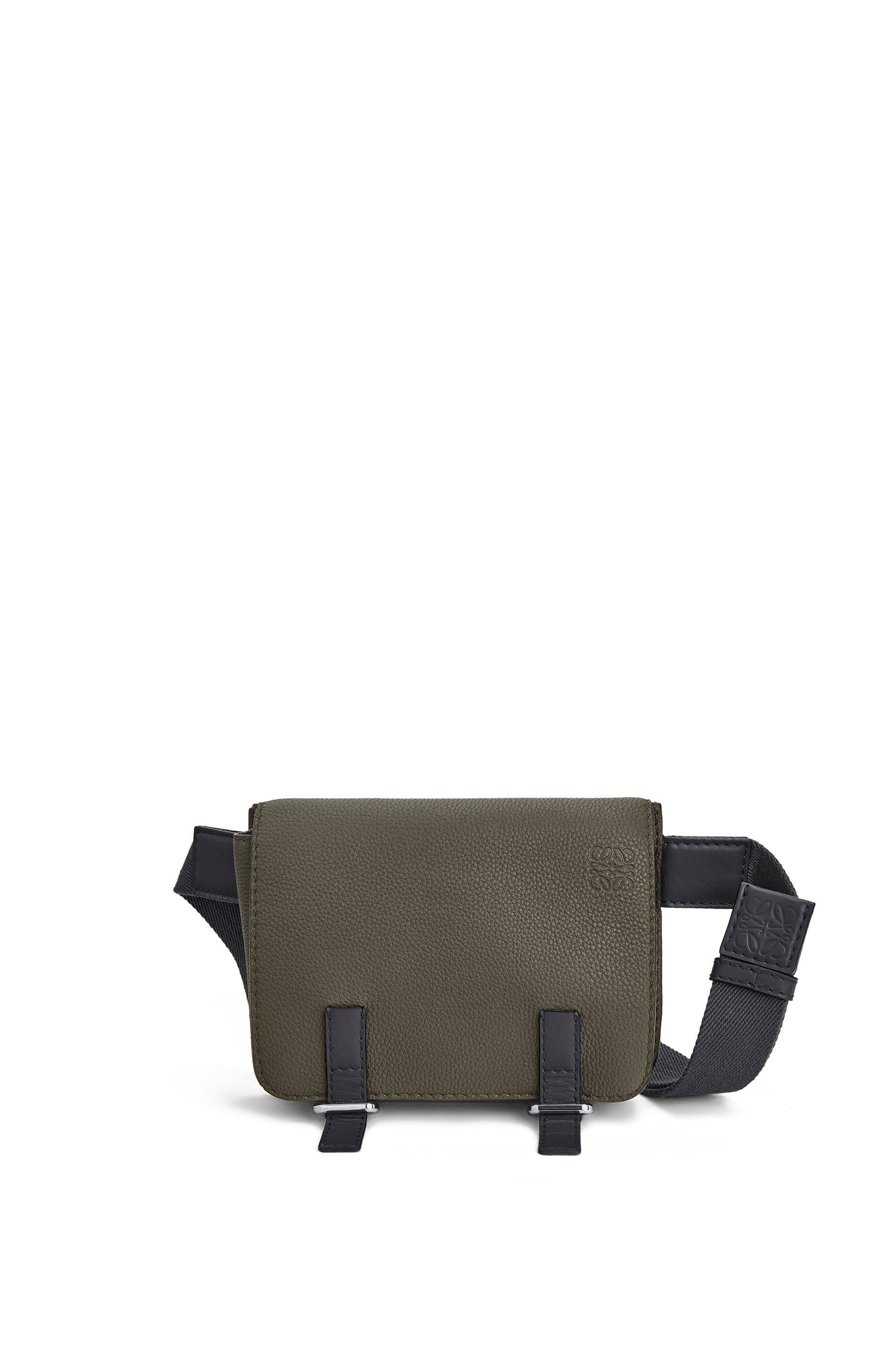 Military bumbag in soft grained calfskin - 1