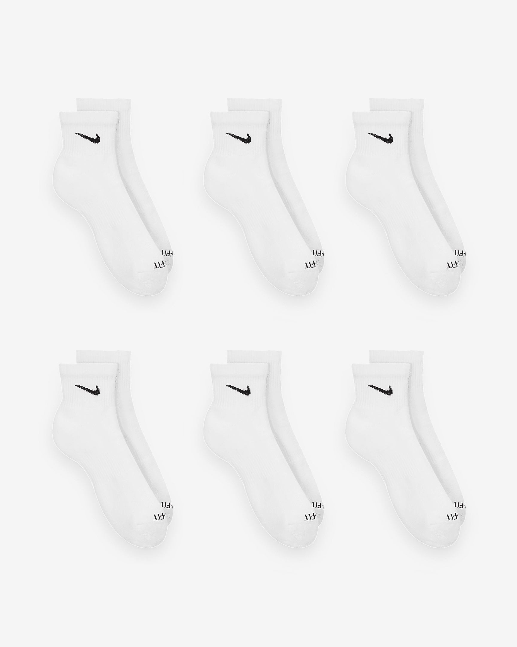 Nike Everyday Plus Cushioned Training Ankle Socks (6 Pairs) - 3