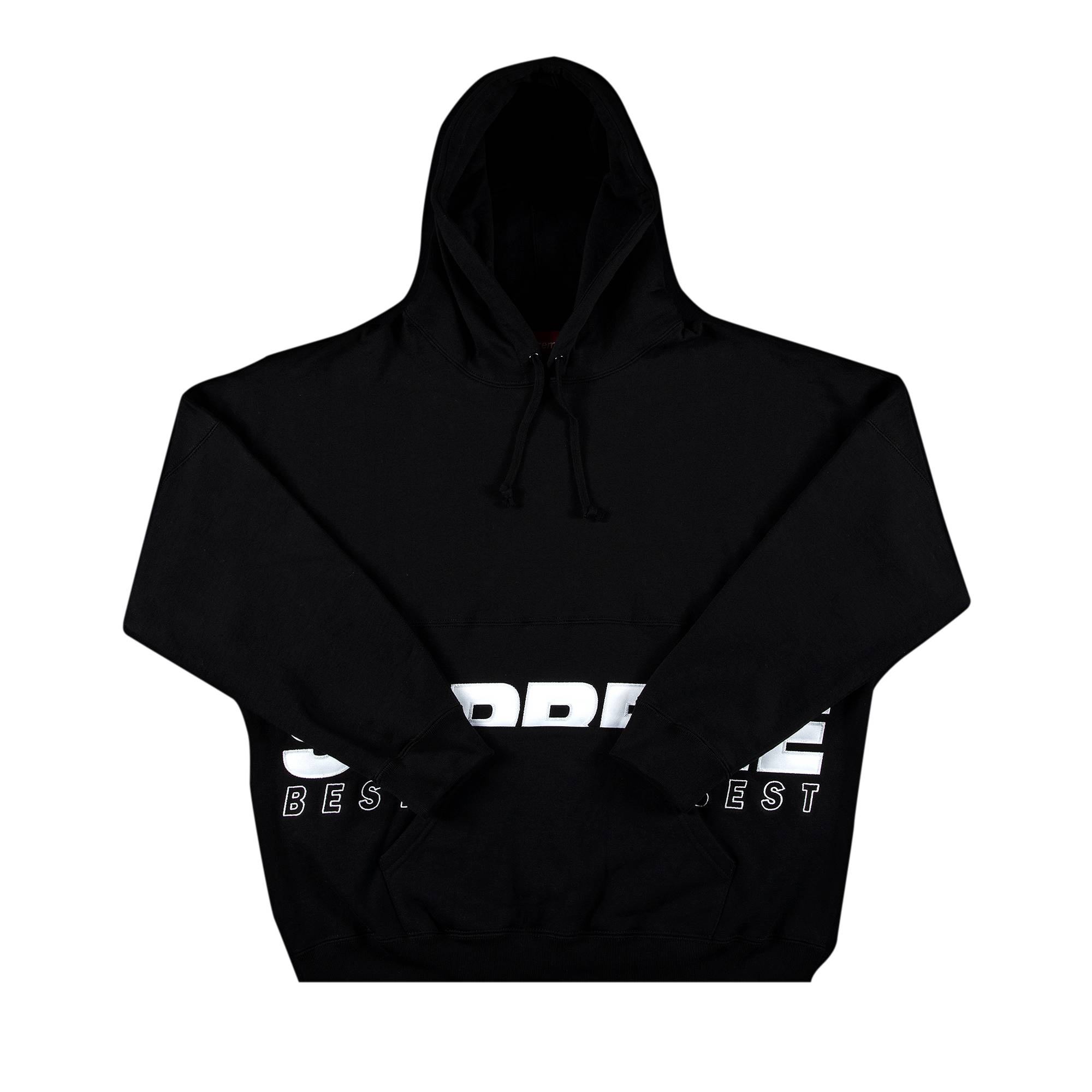 Supreme Best Of The Best Hooded Sweatshirt 'Black' - 1