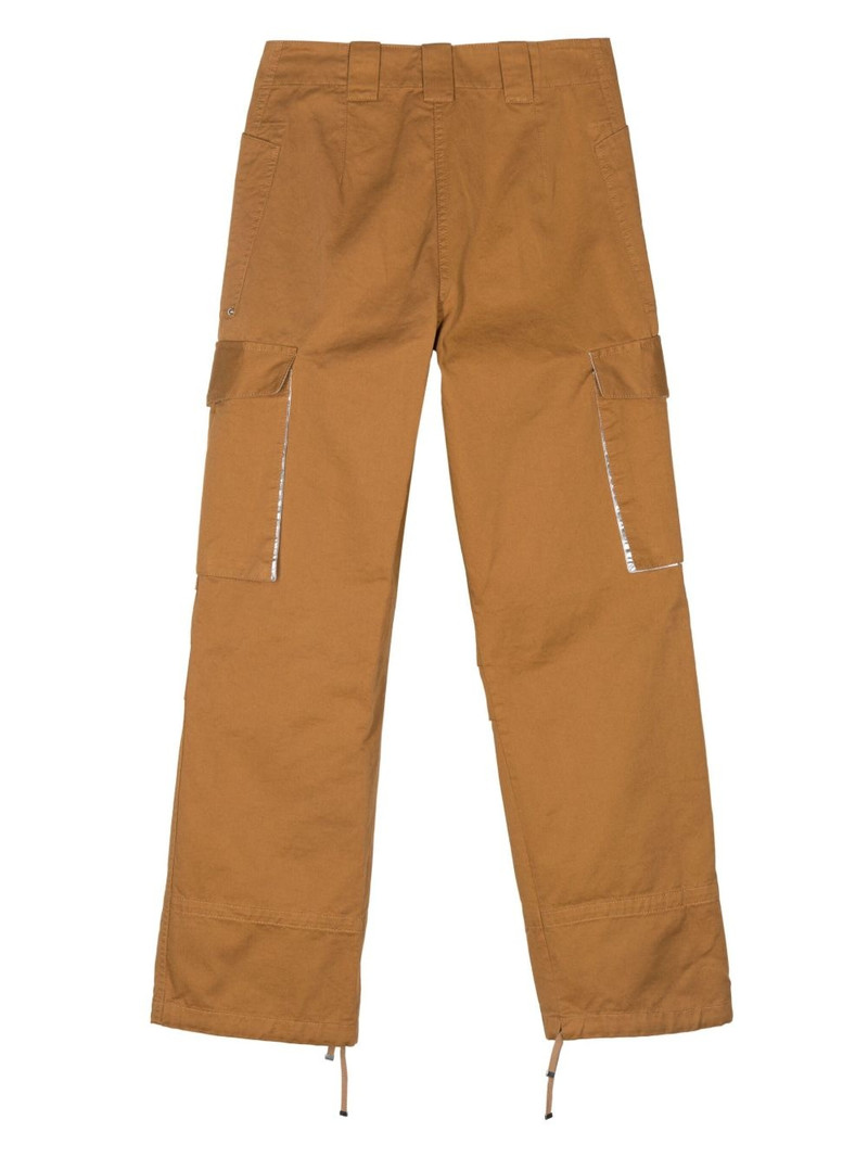 rabanne embroidered-logo cargo pants outlook