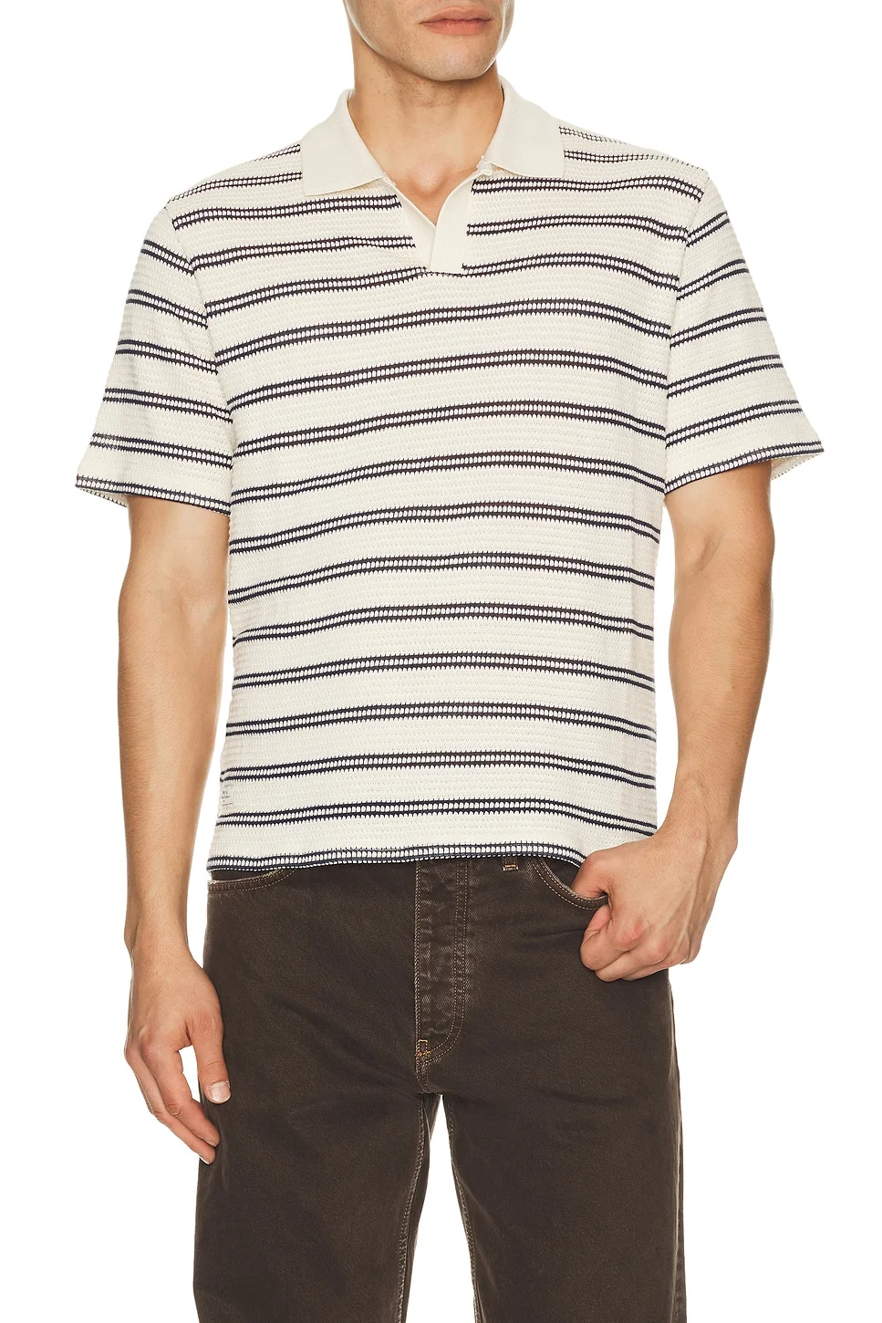 Moore Open Collar Polo - 1