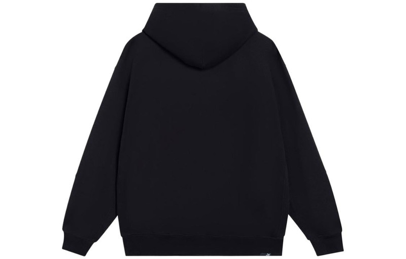 PUMA PUMA Classics Metallic Regular Fit Hoodie 'Black' 537678-01 outlook