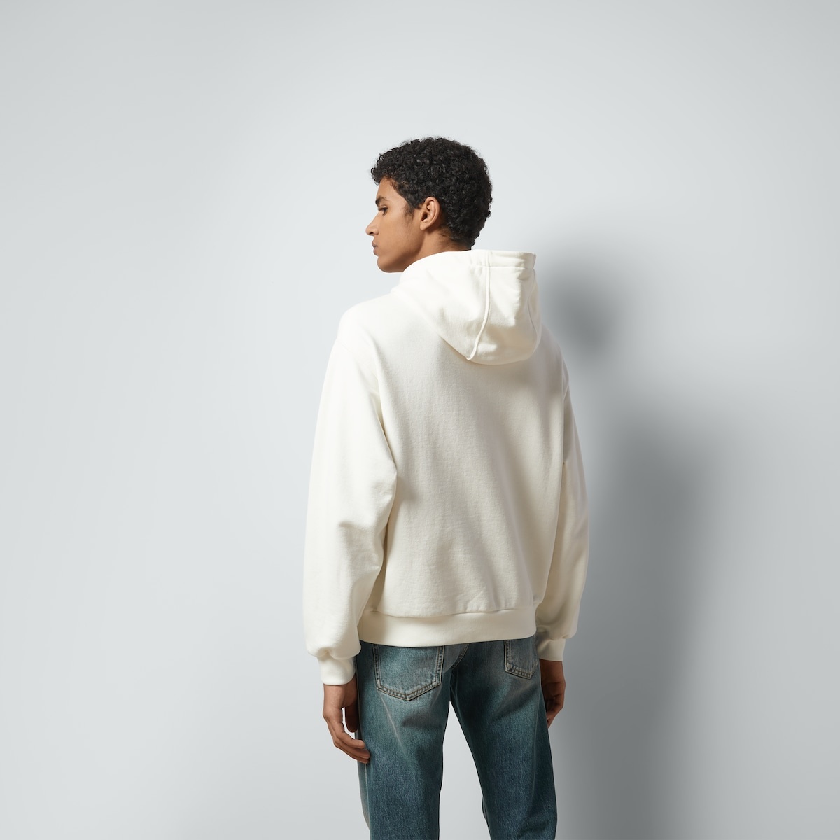 Cotton jersey hooded sweatshirt - 6