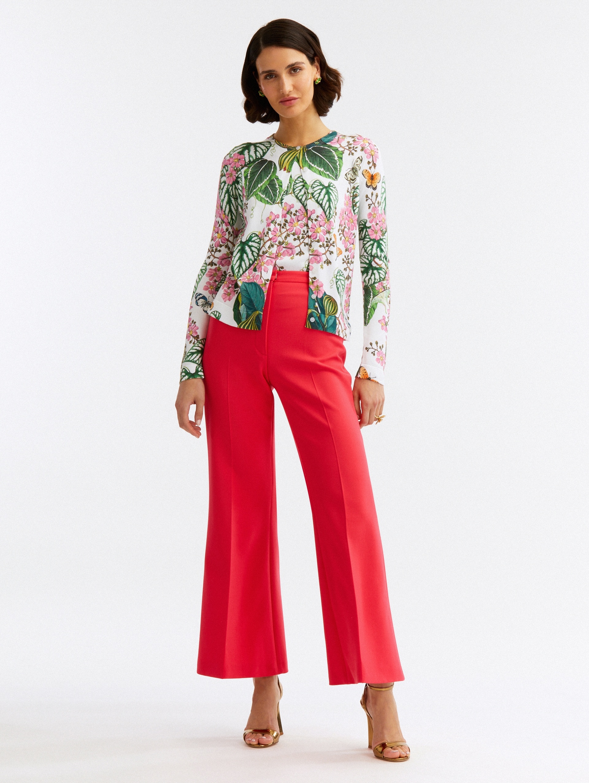 MIXED BOTANICAL PRINTED CARDIGAN - 3