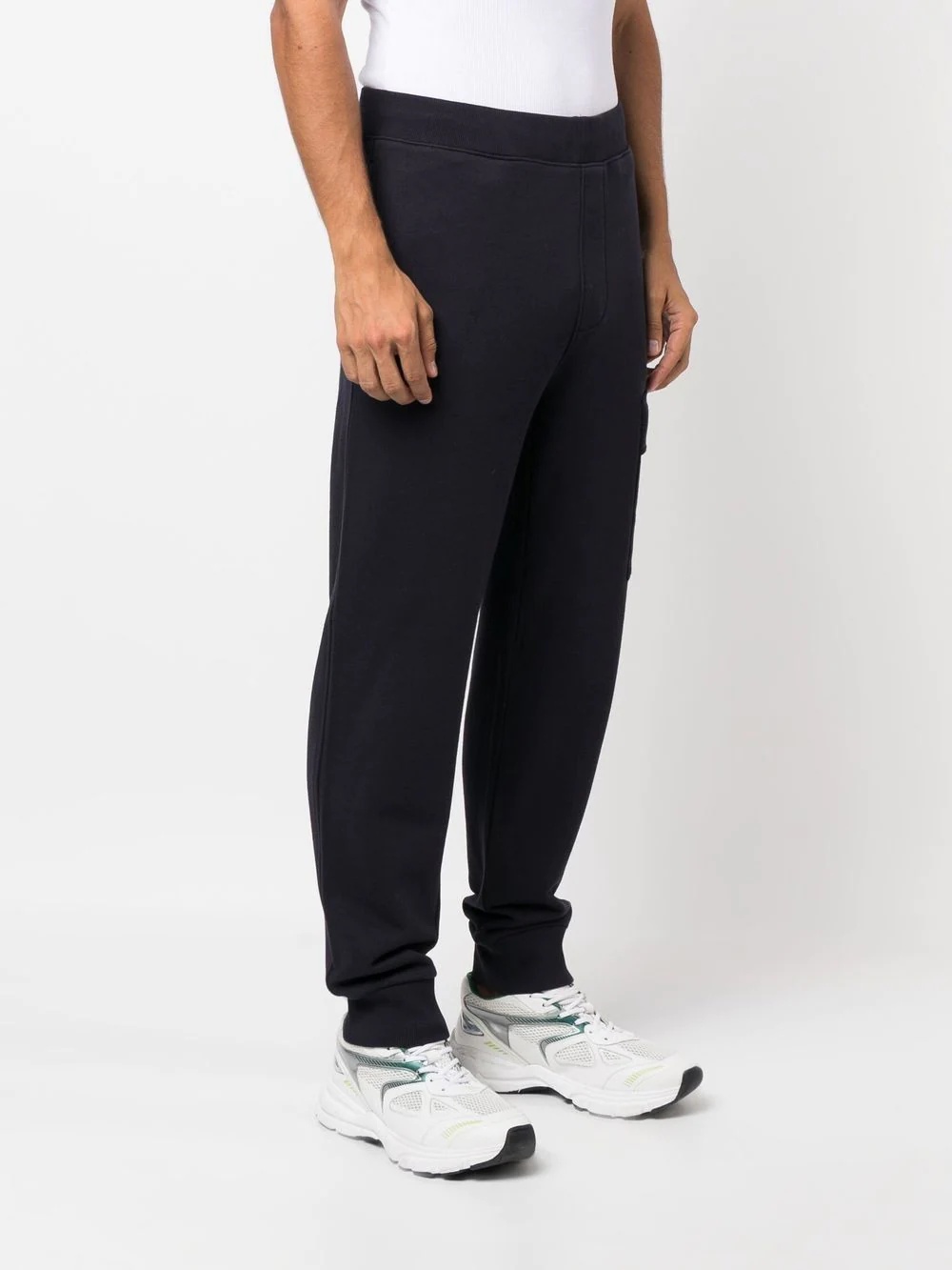 Lens-detail cargo sweatpants - 3