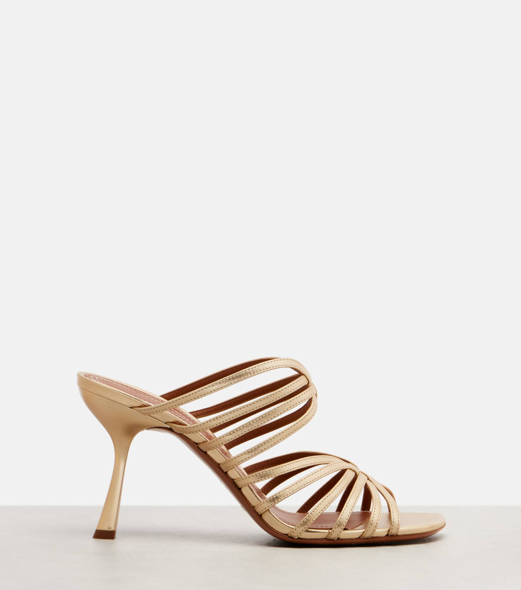 Aura 85 leather mules - 4
