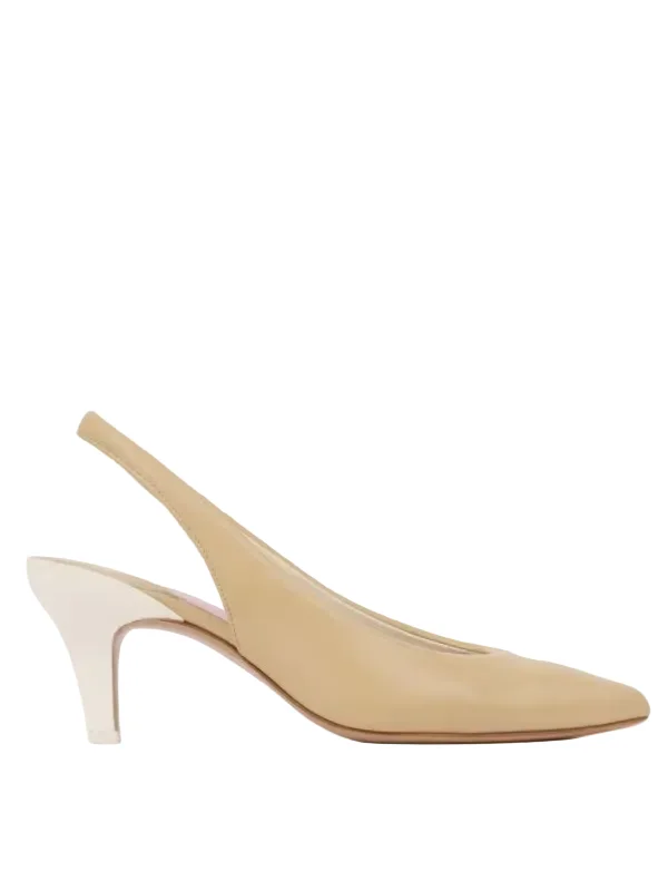 Suzie Pump in Dusty Beige - 1