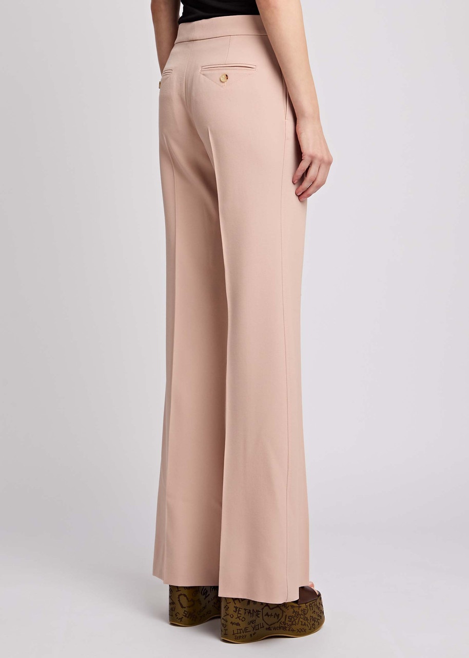 Chloe Wide-leg Wool Trousers - 3