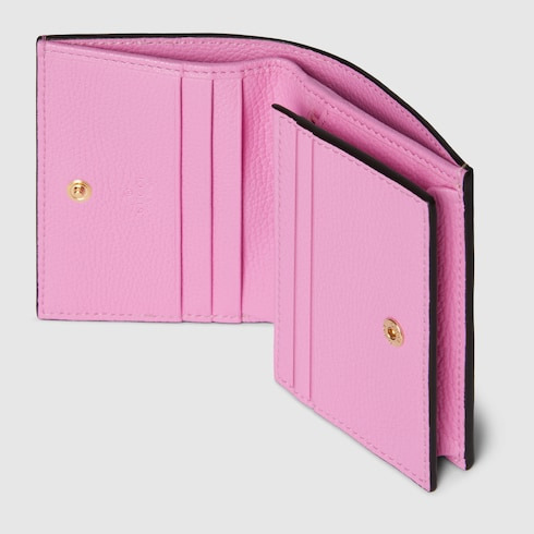 Bi-color GG Marmont small wallet - 4