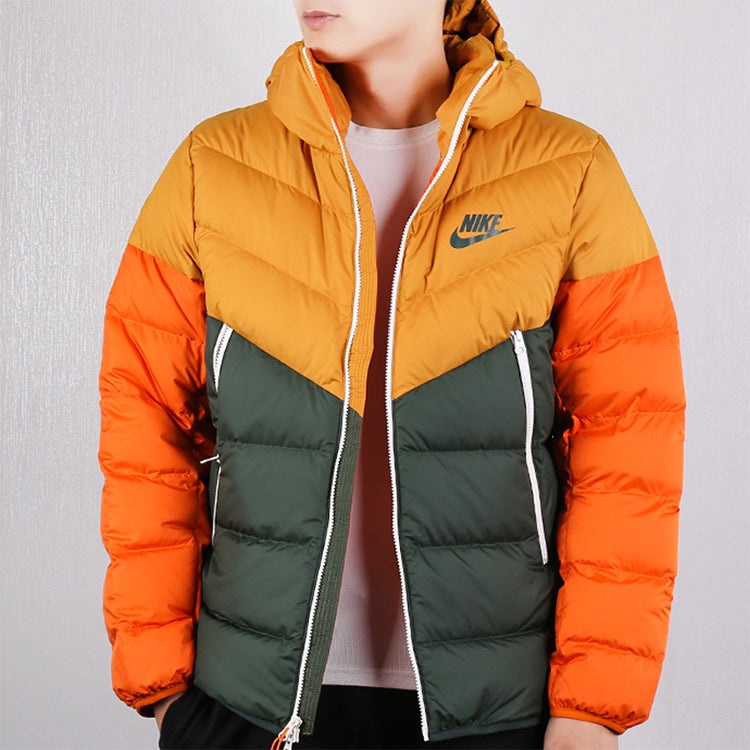 Nike Sportswear Windrunner Down Fill 'Orange Green' 928834-727 - 4