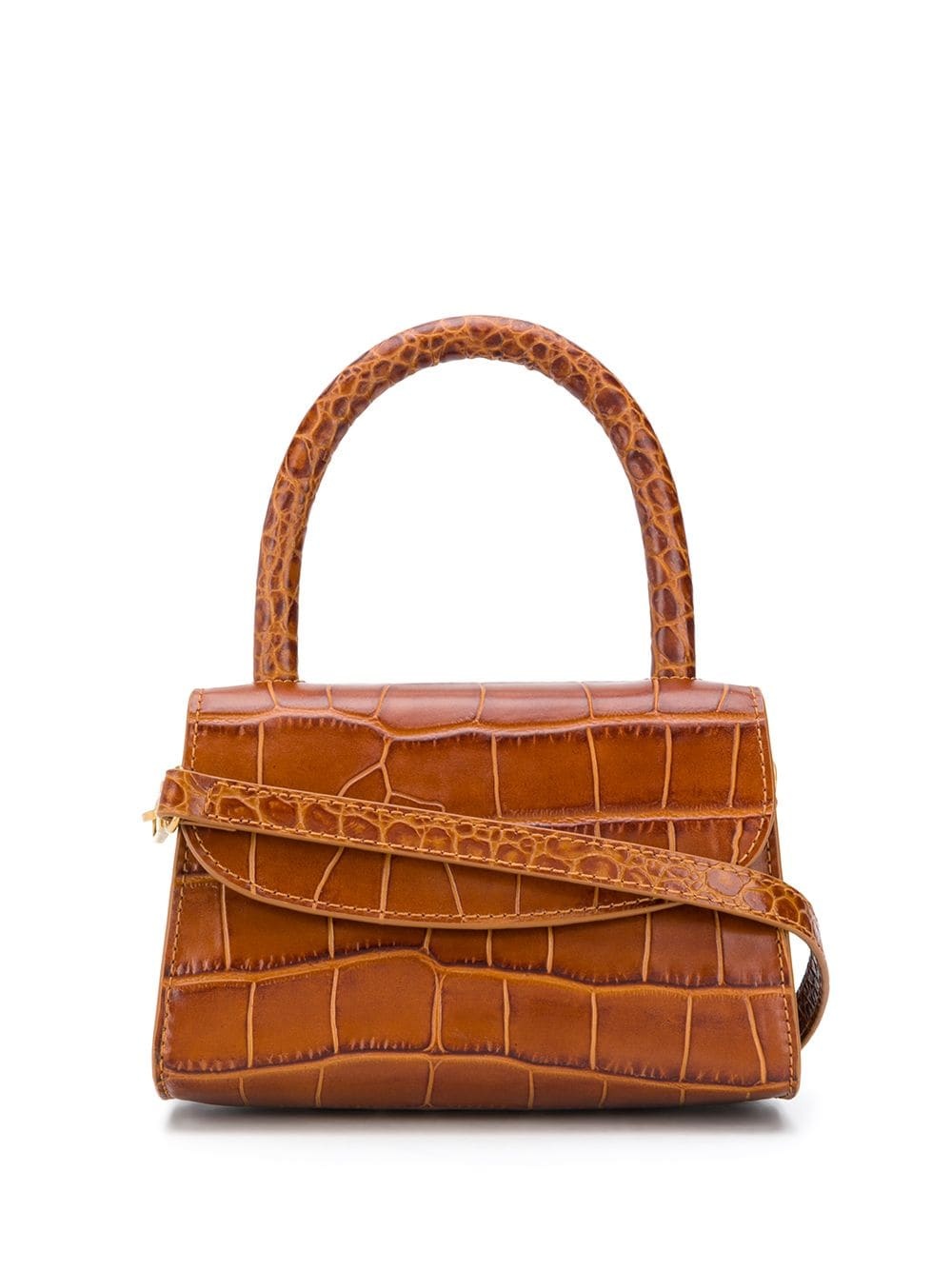 crocodile-effect mini bag - 1