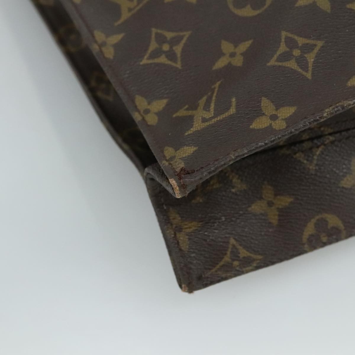 LOUIS VUITTON Monogram Sac Plat Hand Bag M51140 - 13