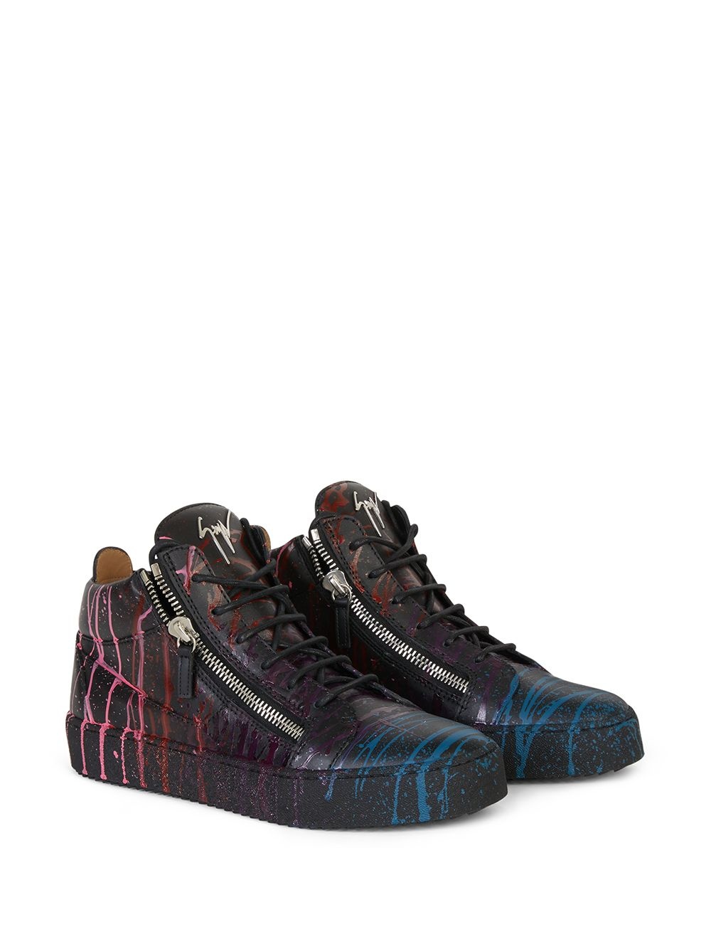 Frankie paint splatter sneakers - 2