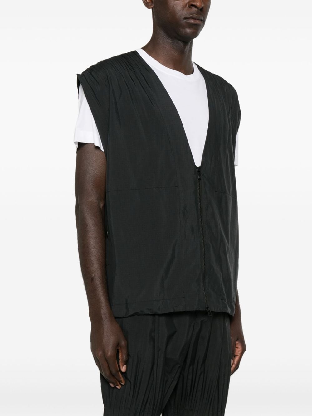 Cascade plissé-details vest - 3