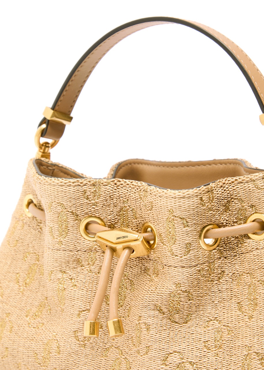 Jimmy Choo Bon Bon Small Raffia Bucket bag - 3