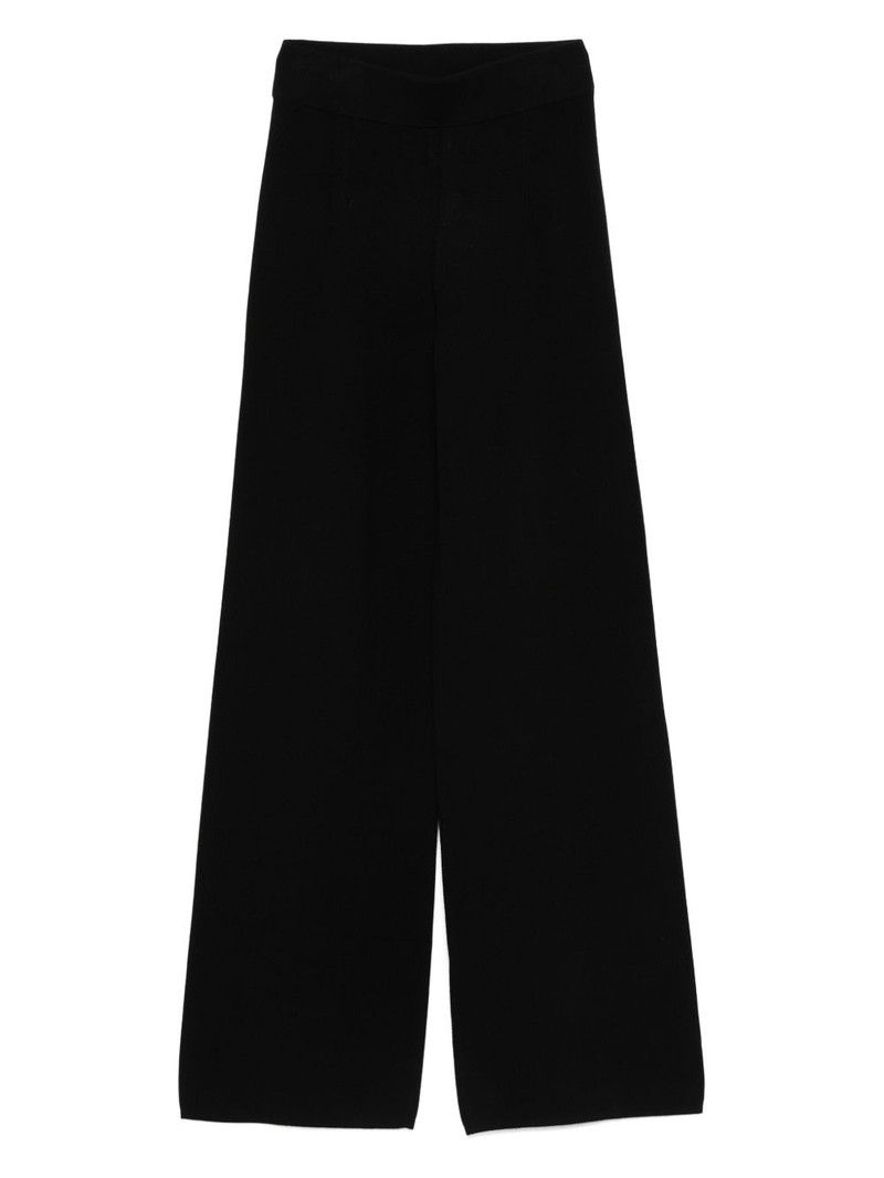 elasticated-waist palazzo trousers 1
