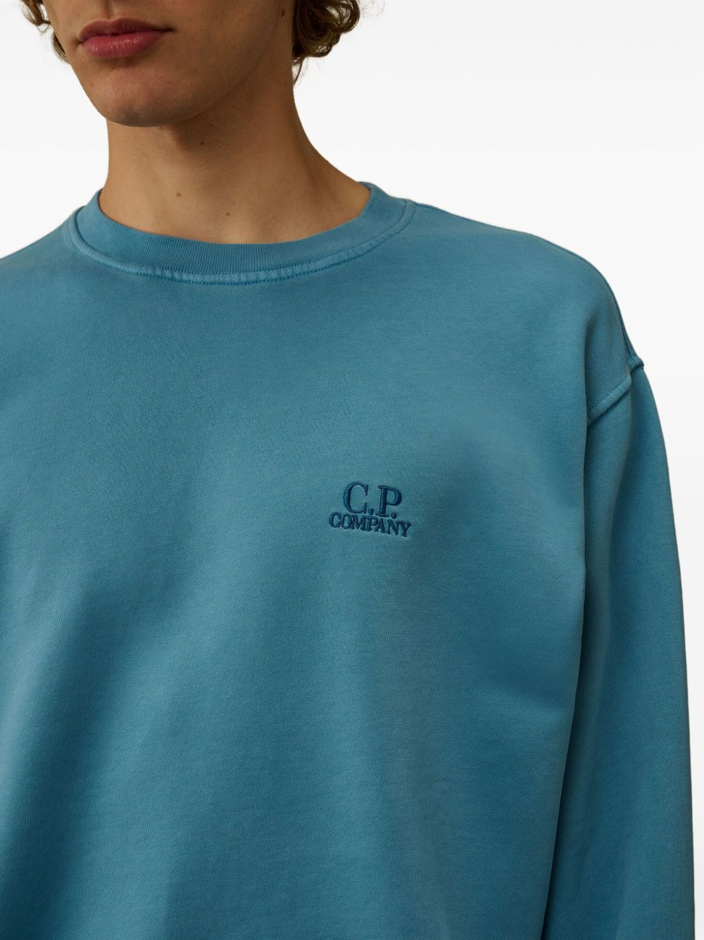 embroidered crew-neck sweatshirt - 5