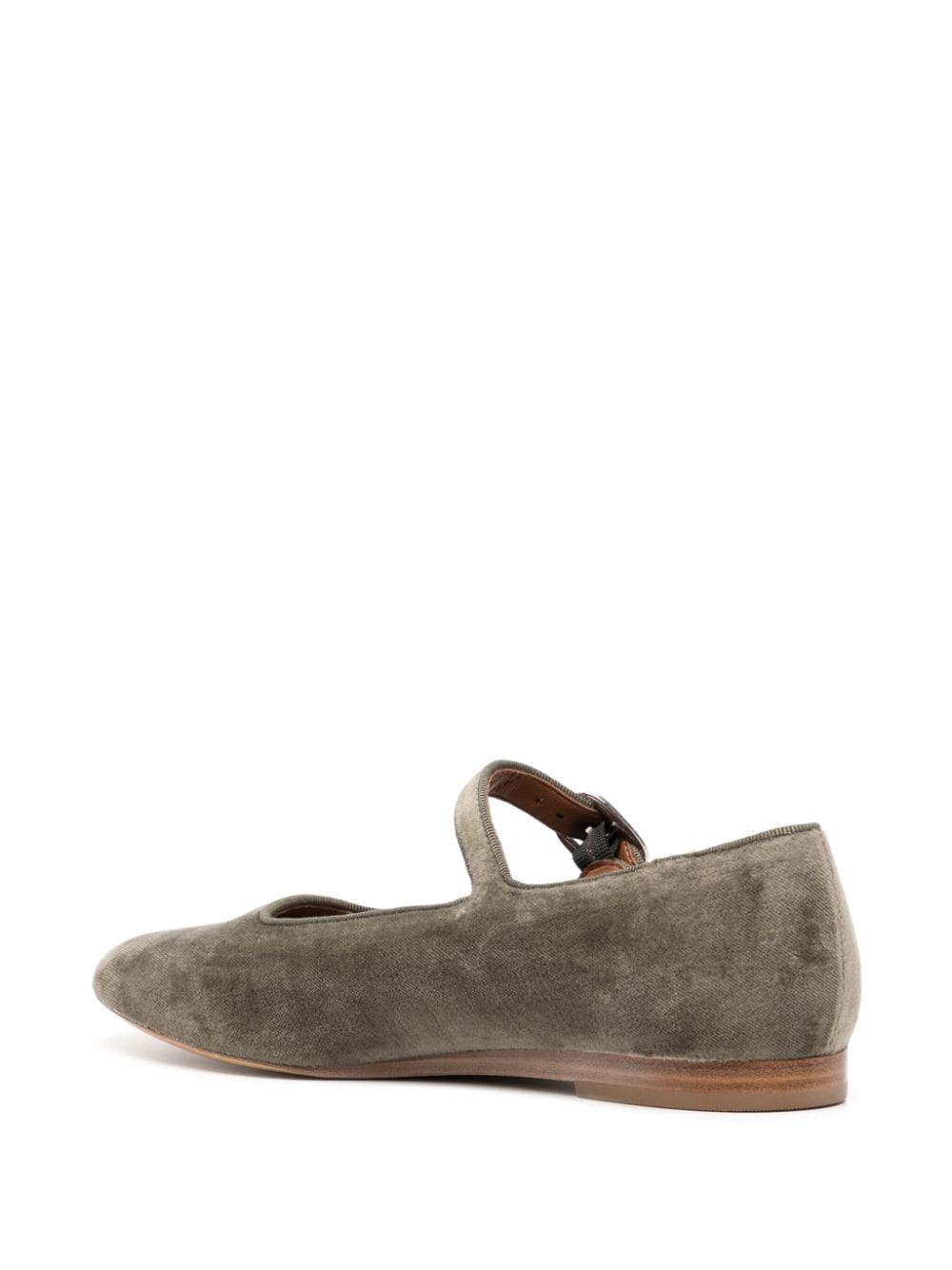 velvet Mary Jane shoes - 3