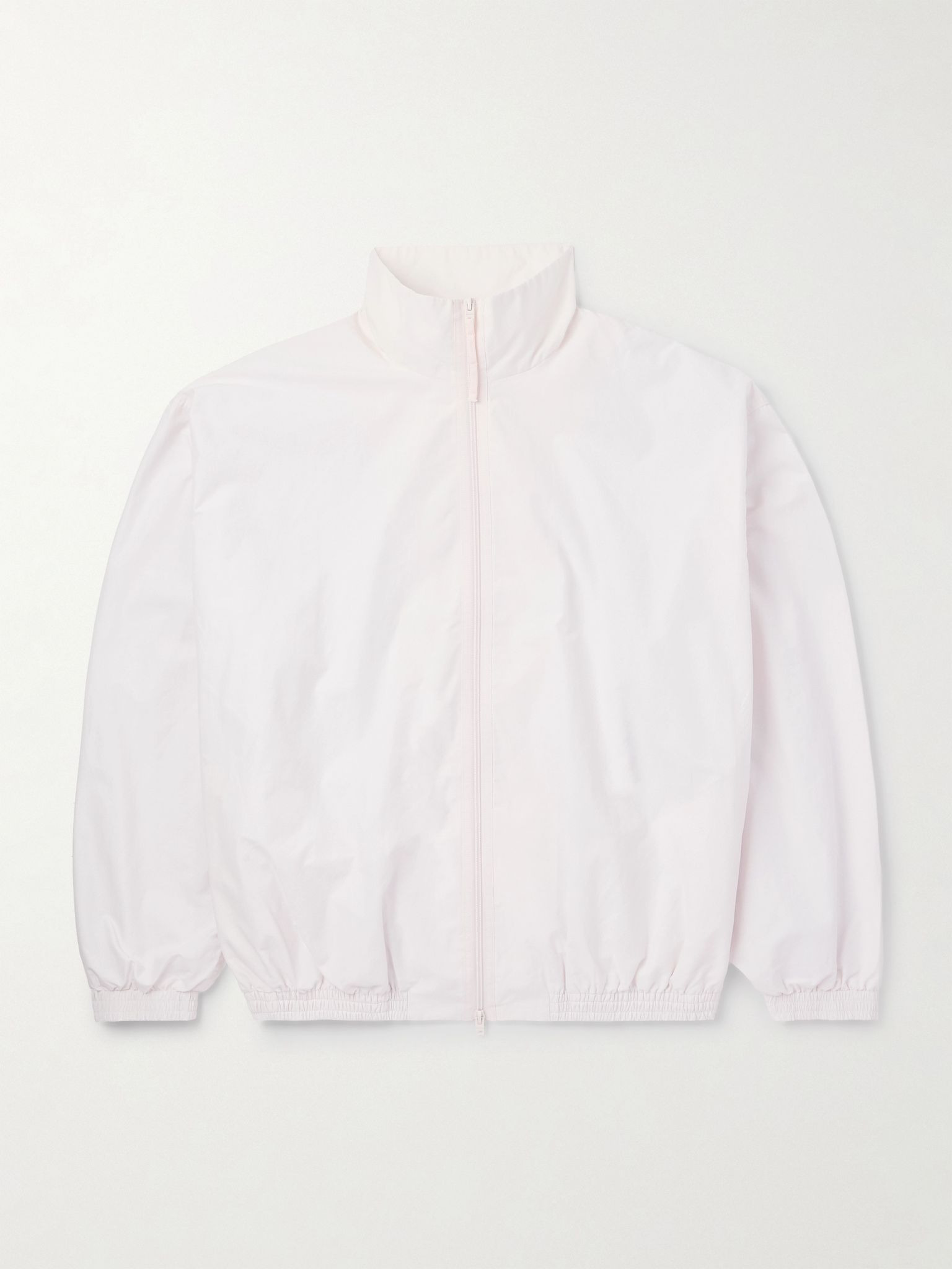 Olandios Logo-Embroidered Cotton and Nylon-Blend Bomber Jacket White - 1