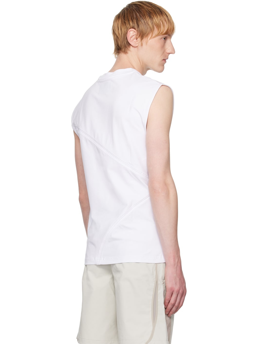 White Pleistos Tank Top - 3