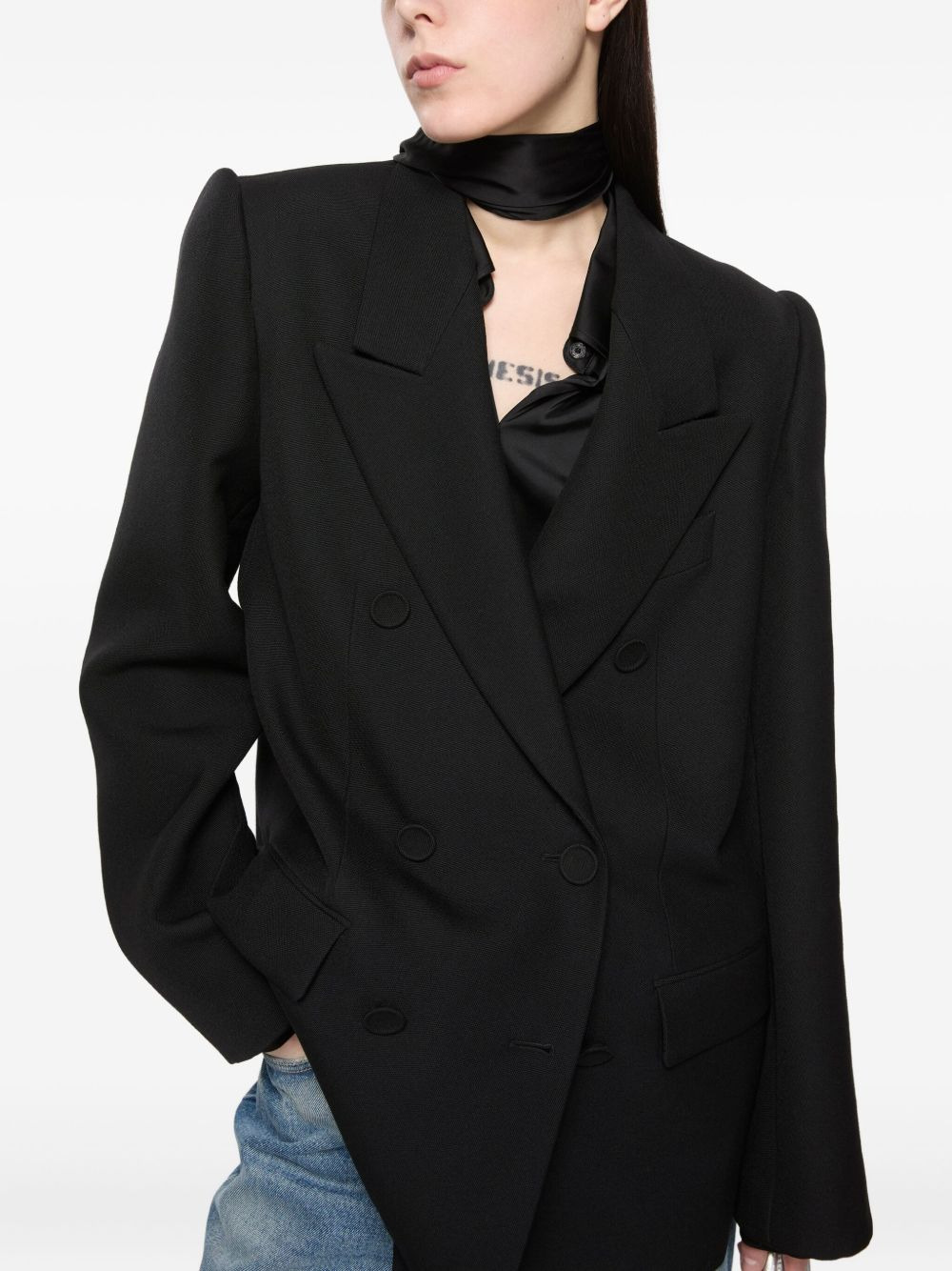 double-breasted blazer - 4