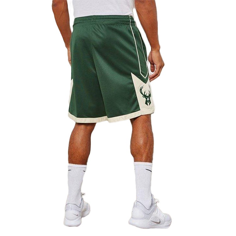 Nike NBA Icon Edition Team limited shorts SW Fan Edition Milwaukee Bucks Green AJ5623-323 - 5