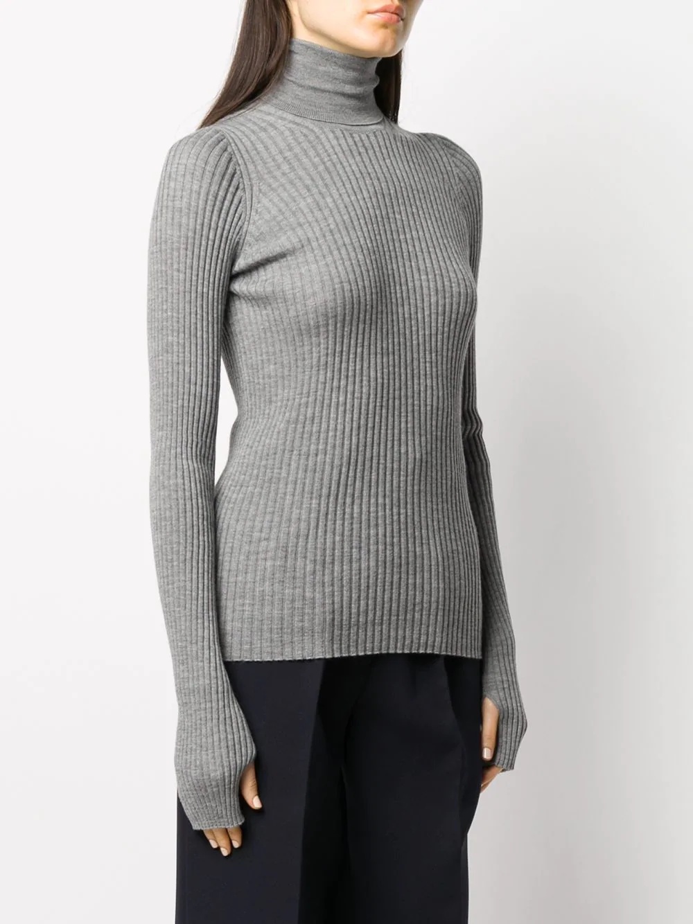 rib-knit jumper - 3