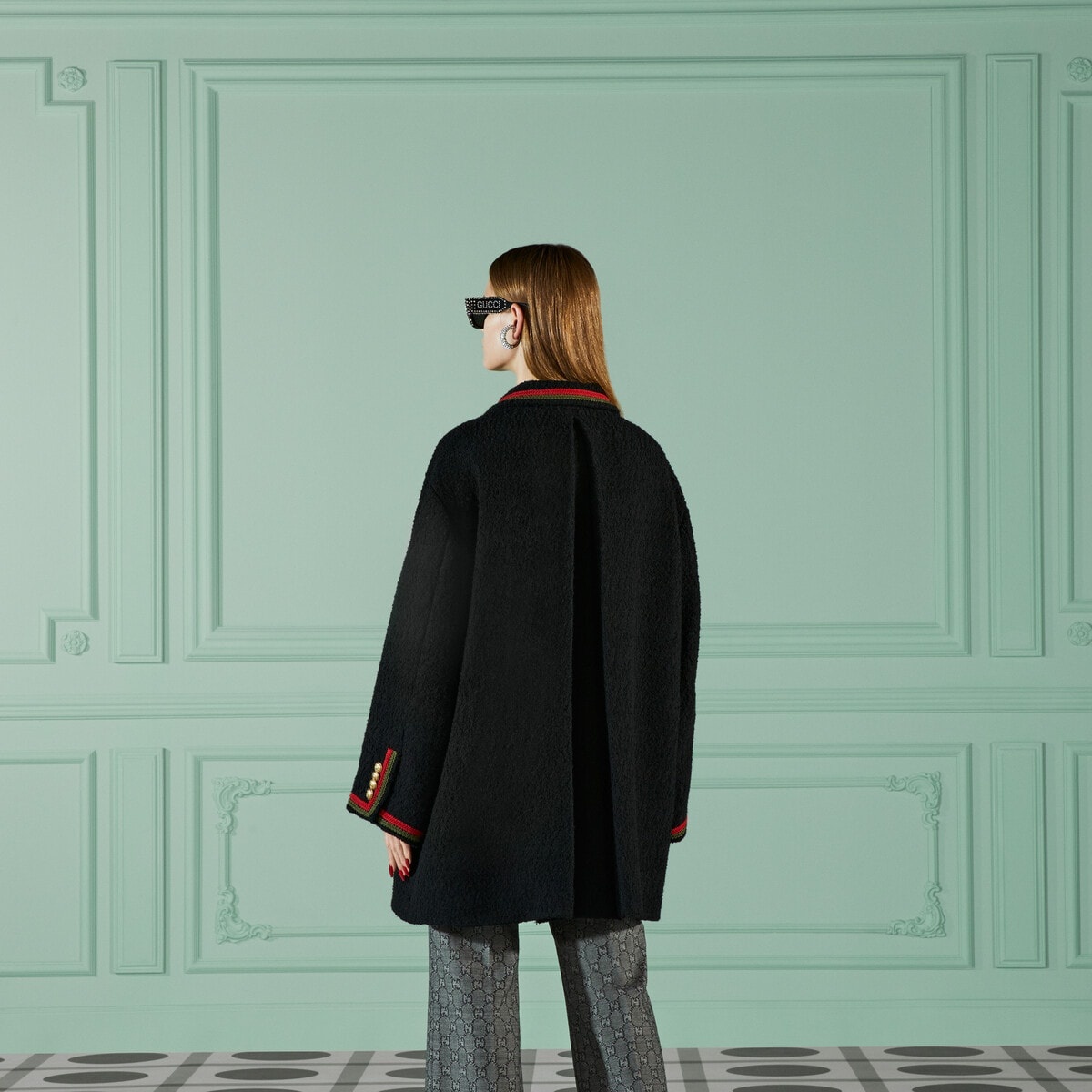 Tweed wool coat - 6